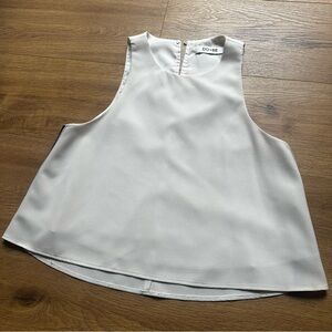 Do+Be Women's White Sleeveless Top
